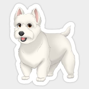 West Highland White Terrier Dog Sticker